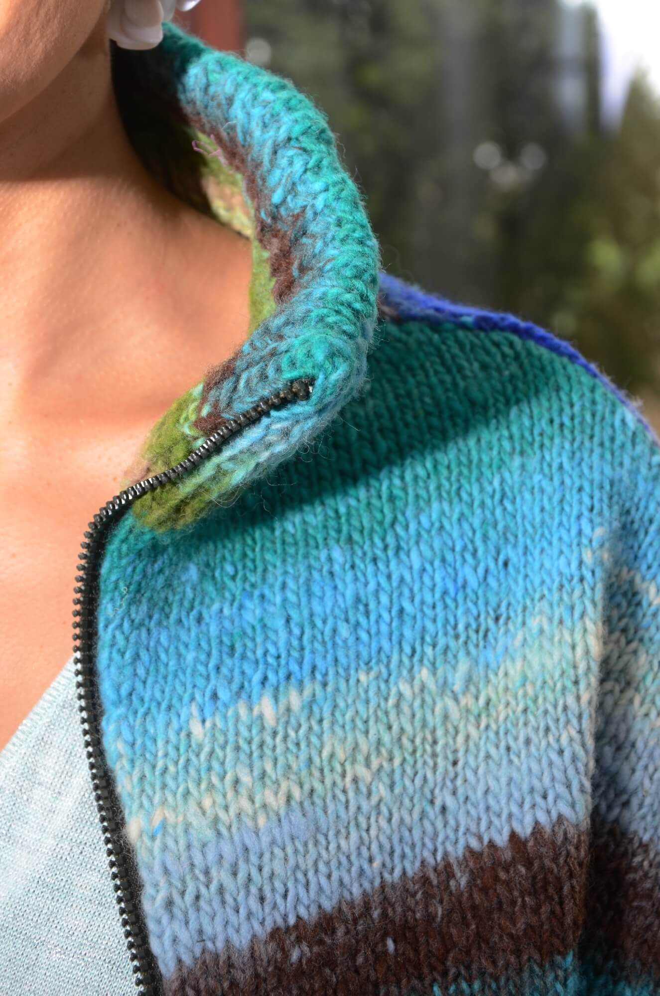 Jacke Rooba aus Noro Kureyon selber stricken