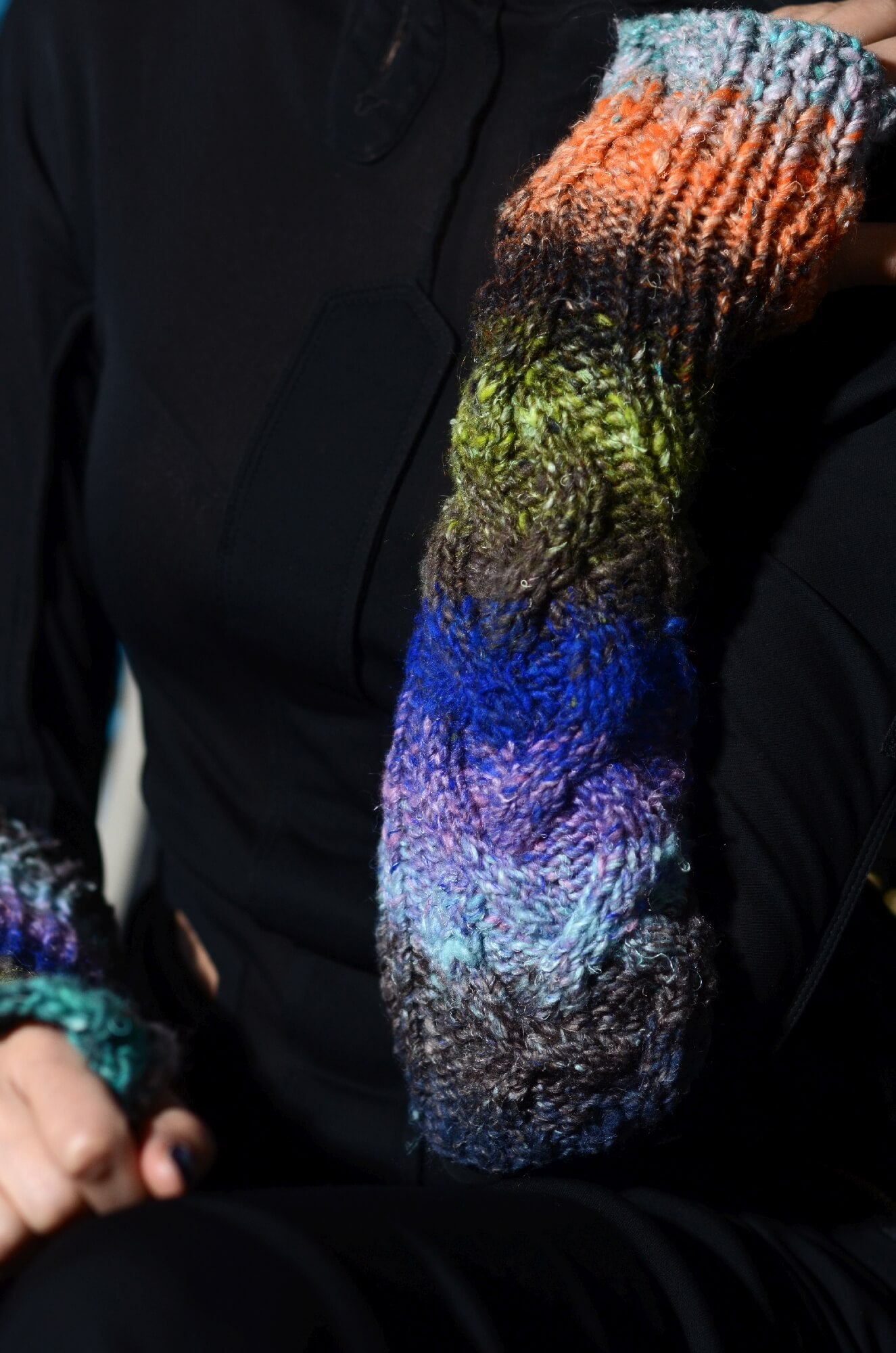 Stulpen Angelina aus Noro Obi selber stricken