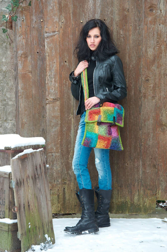 Tasche Gooseberry Fool aus Noro Obi selber stricken 