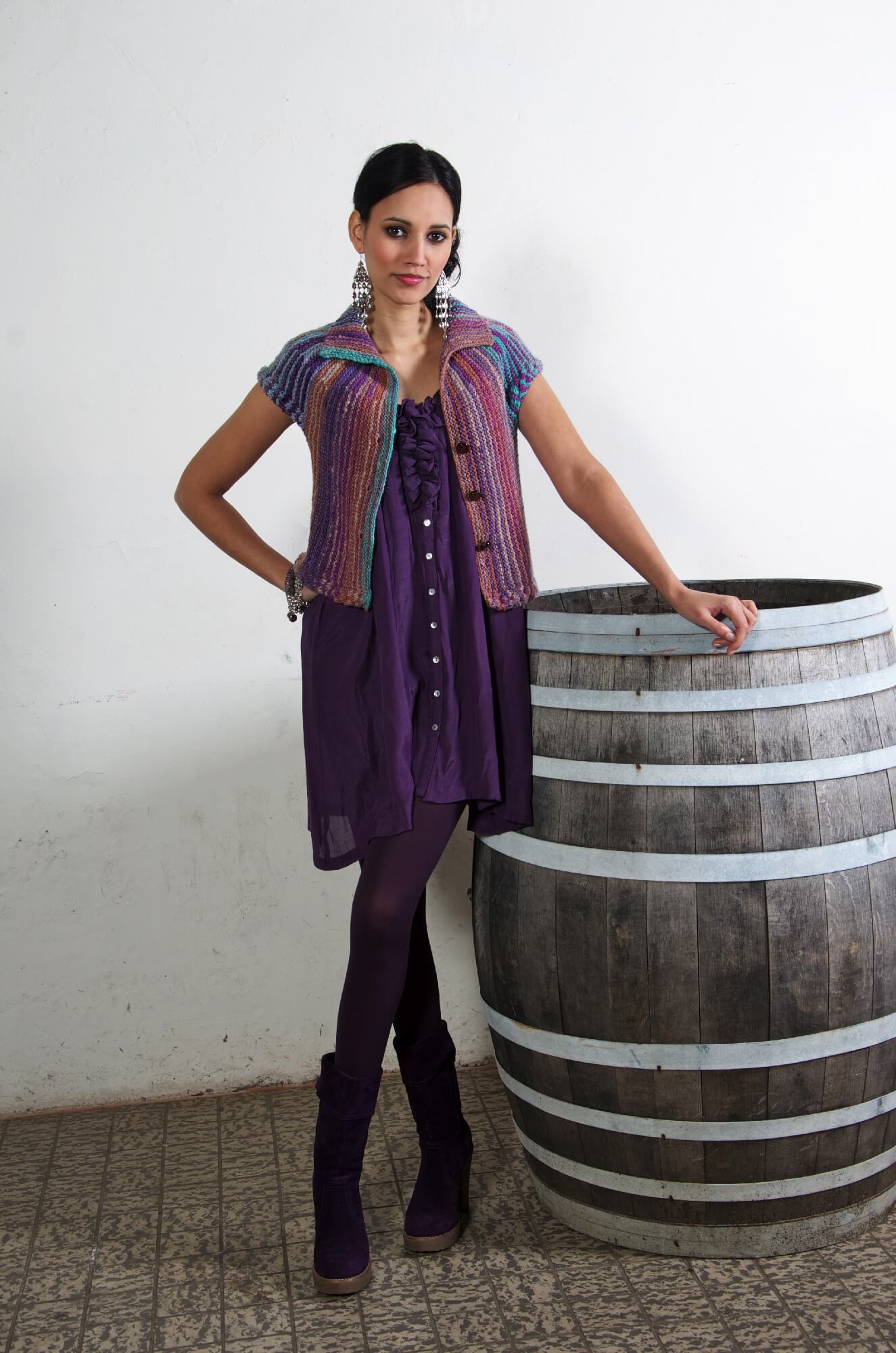 Jacke Cupcake aus Noro Shiro selber stricken