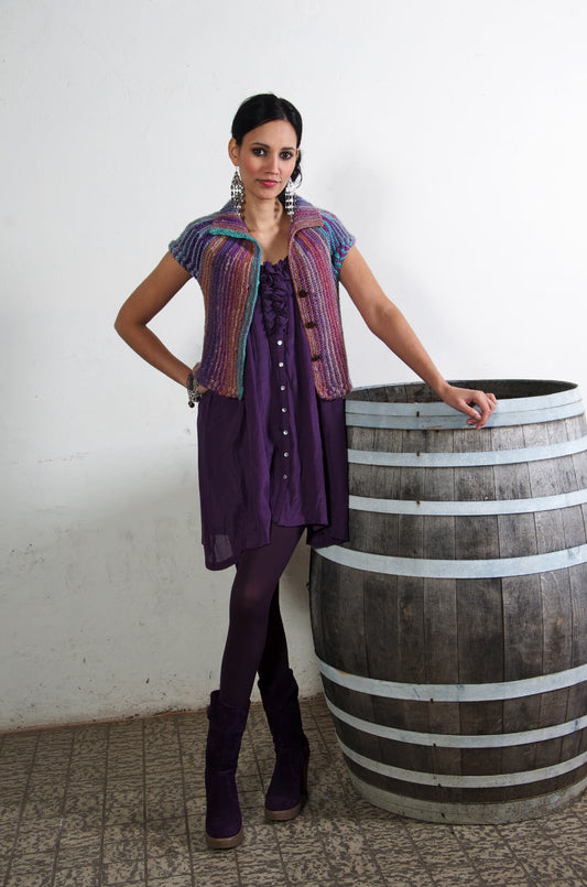 Jacke Cupcake aus Noro Shiro selber stricken