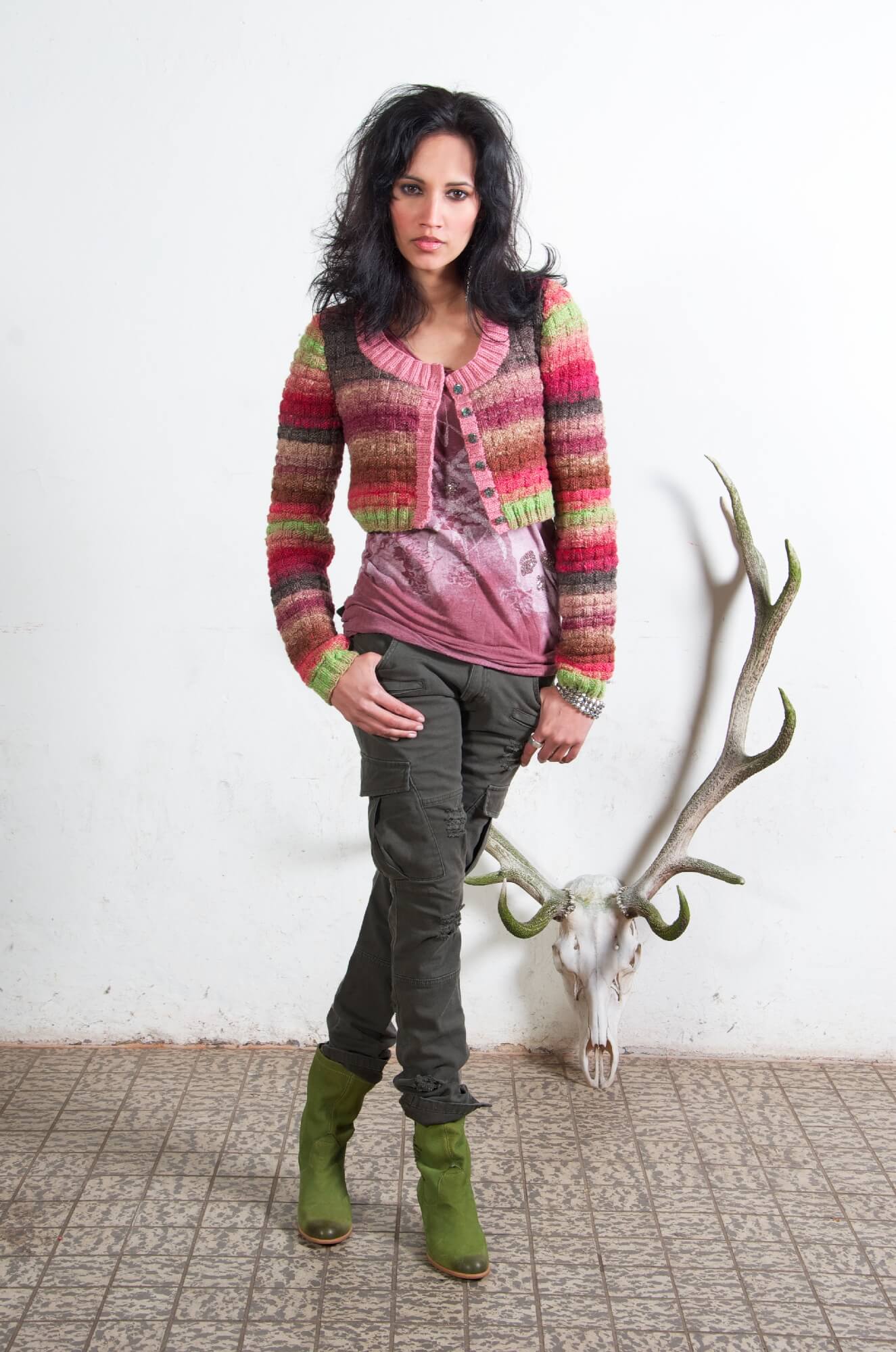 Jacke Sweet Treat aus Noro Shiro selber stricken