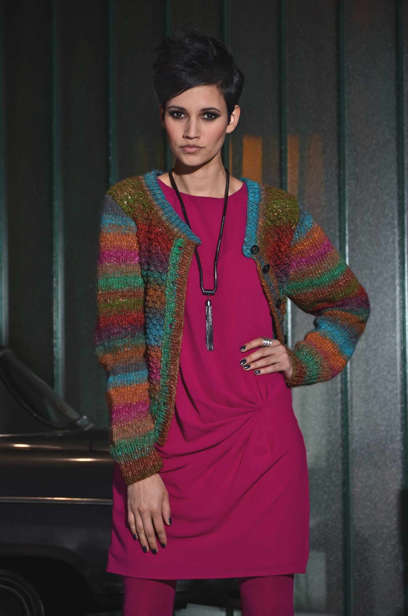 Jacke Amy aus Noro Silk Garden selber stricken