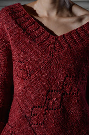 Pullover Lavinia aus Noro Silk Garden Solo selber stricken