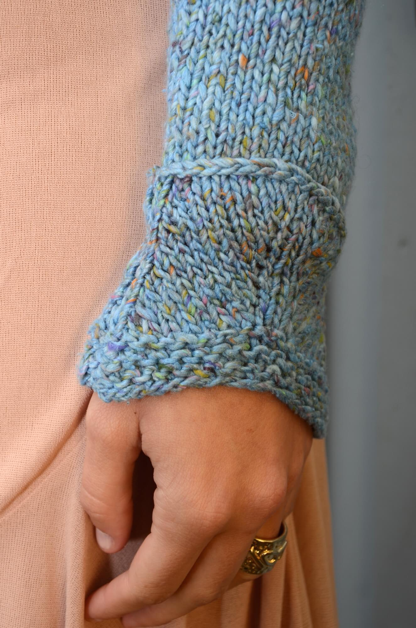 Bolero Aquamarine aus Noro Tokonatsu selber stricken