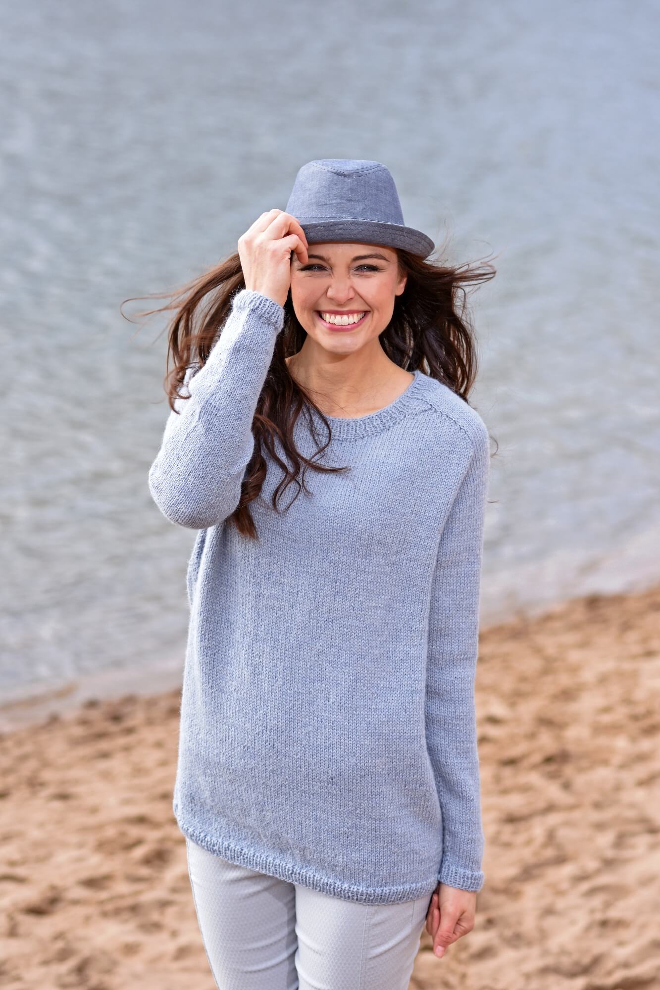 Pullover mit besonderer Raglanlinie stricken
